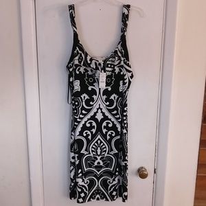 Black and white dress